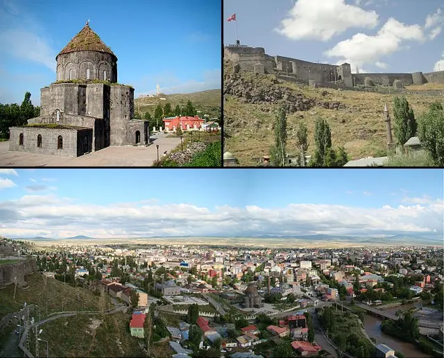 Kars Kalesi ve şehir manzarası